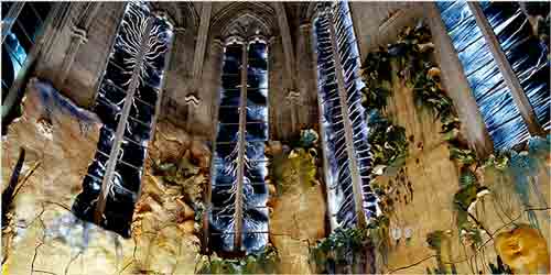Barcelo interior for a refurbished church in Mallorca, Spain