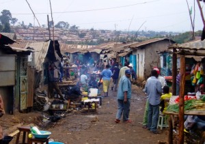 Kibera, one of Nairobi's informal settlements