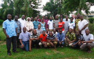 Participants in the workshop in Sunyani, Ghana